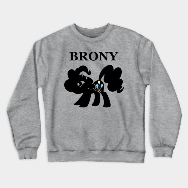 Pinkie Pie Brony Crewneck Sweatshirt by MenaceRat